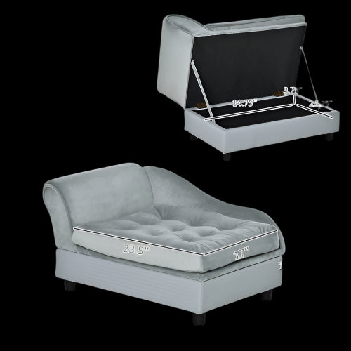 Luxury Sofa Pet Bed With Hidden Storage