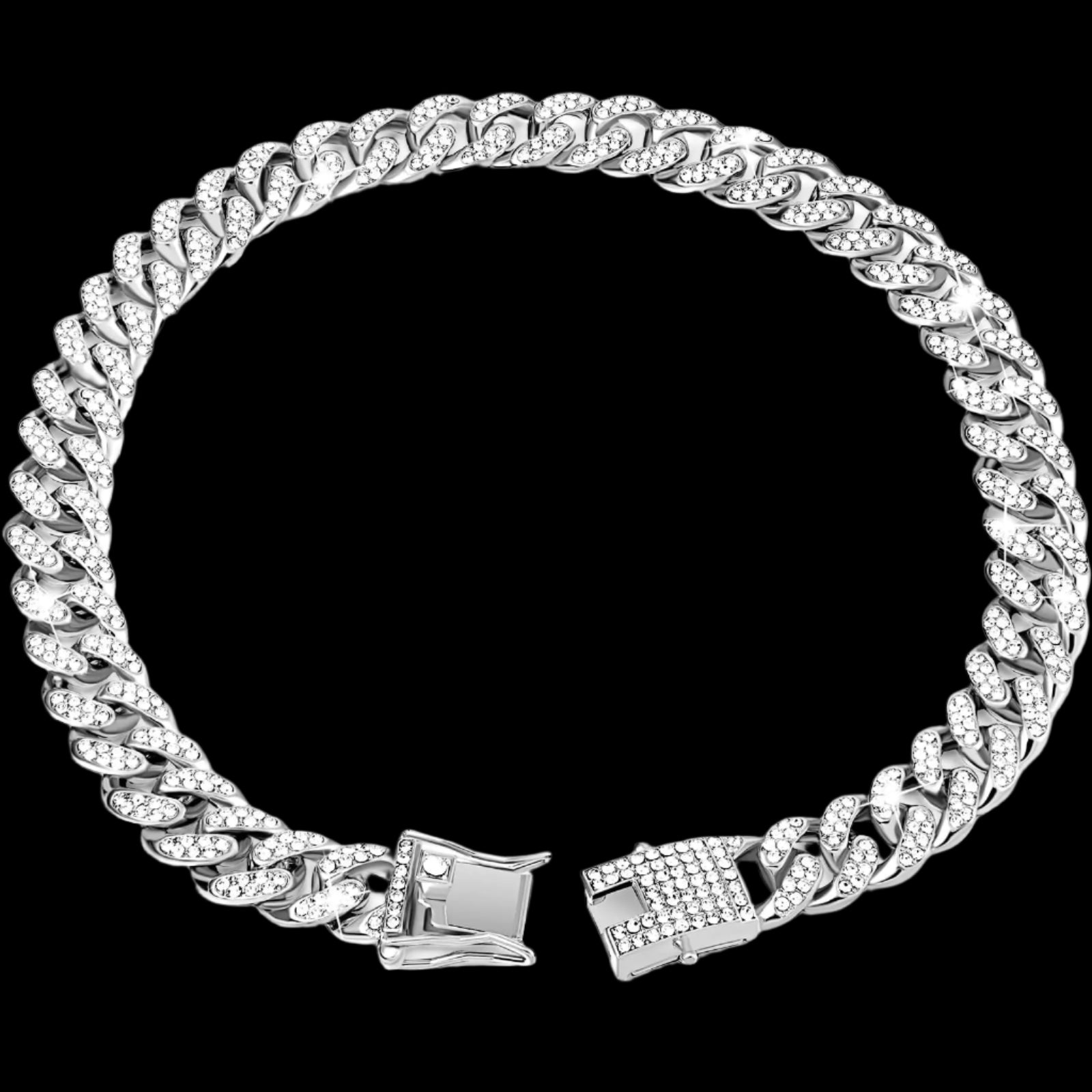 Diamond Cuban Link Pet Collar