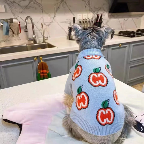 Designer Cherry Bomb Small Dog Sweater