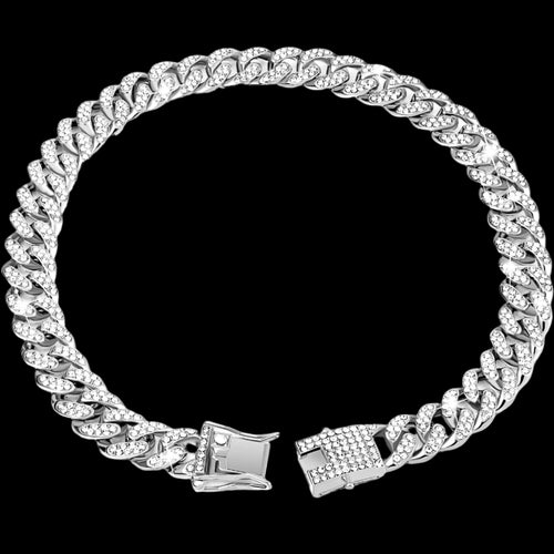 Diamond Cuban Link Pet Collar